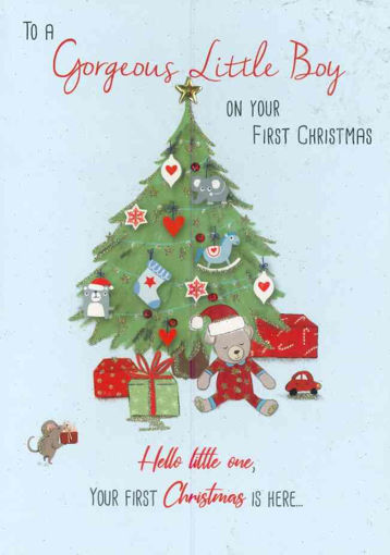 Picture of GORGEOUS LITTLE BOY CHRISTMAS CARD